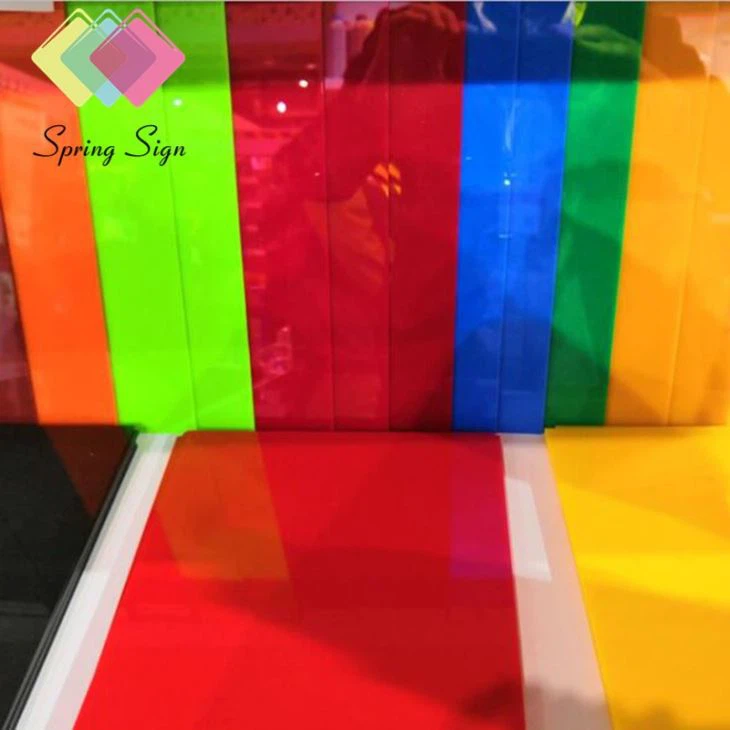 Spring Sign Beautiful Led Acrylic Pmma Diffuser Panel Light Acrylic Sheet