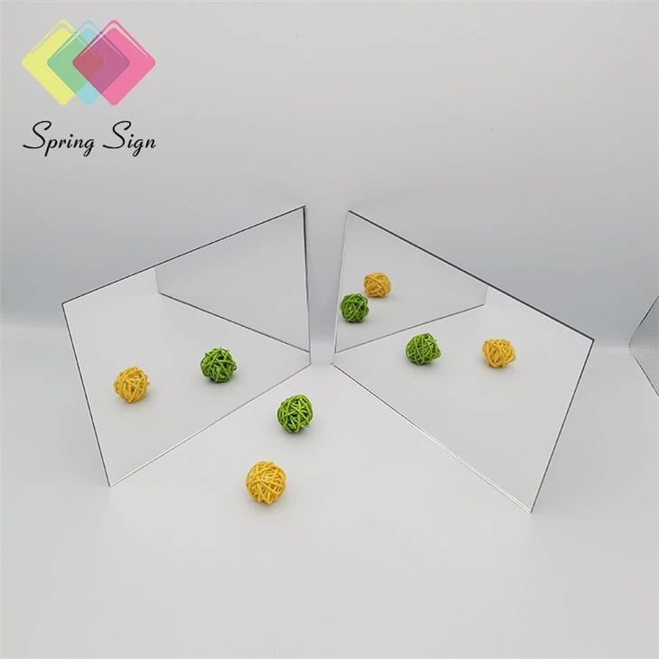 China Silver And Gold Mirror Acrylic Sheet